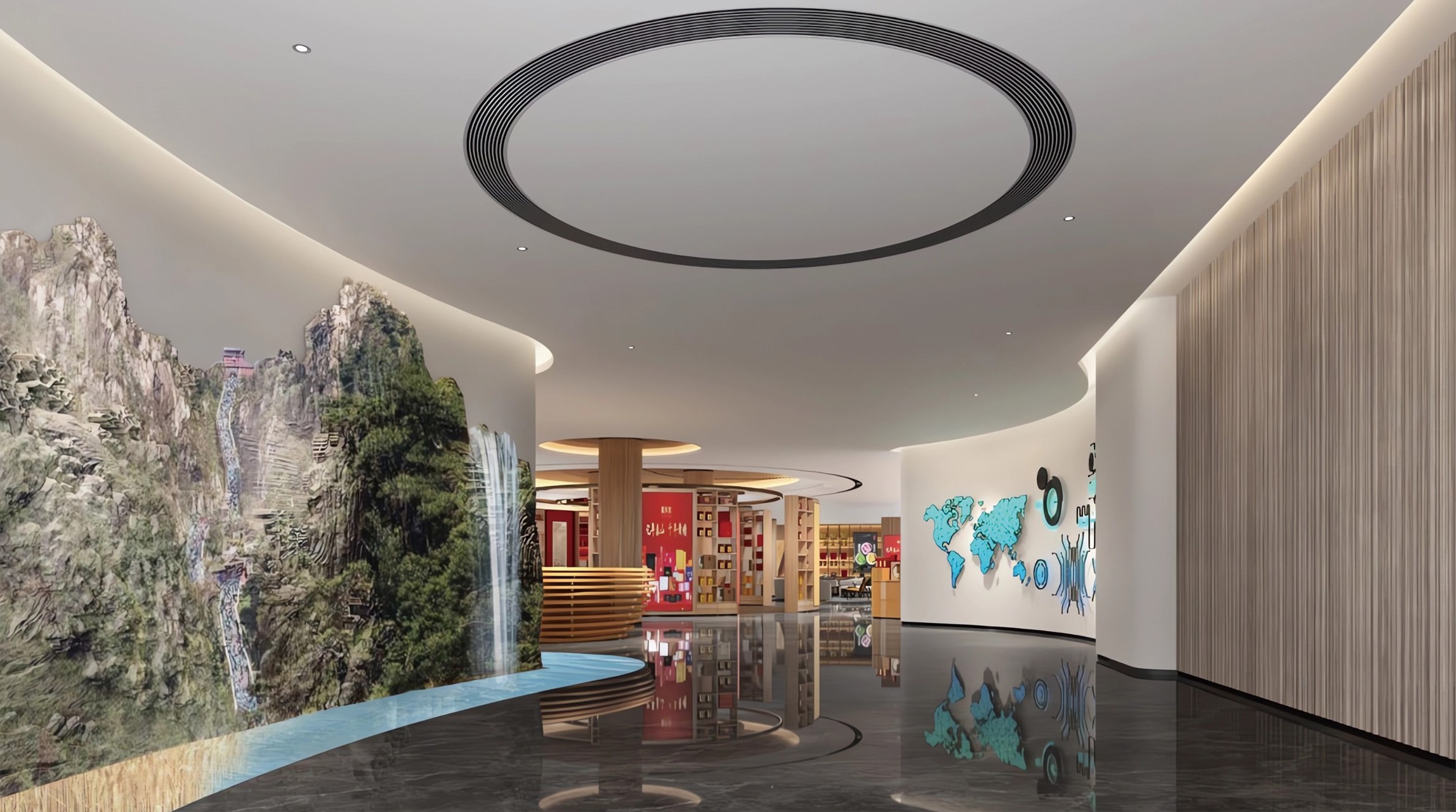 10-泰山免疫力生活体验馆展厅1-2.jpg 泰山免疫力生活体验馆(展厅)装饰装修(图1)